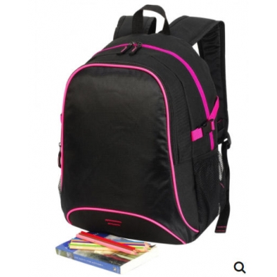 Basic Backpack met tekst of silhouette
